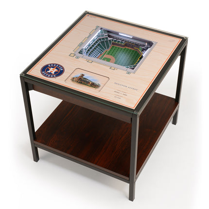 Houston Astros 25-Layer StadiumView End Table
