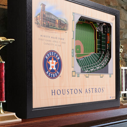 Houston Astros 25 Layer Stadium Art