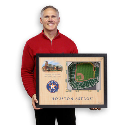 Houston Astros 25 Layer Stadium Art