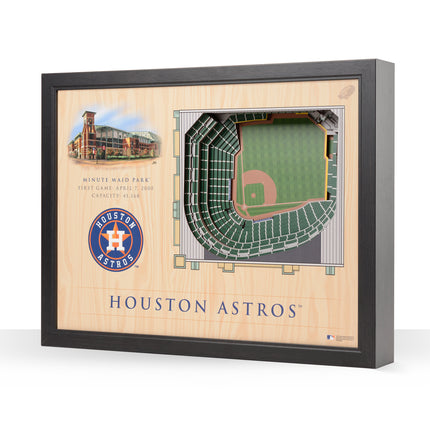 Houston Astros 25 Layer Stadium Art