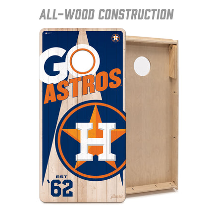Houston Astros Cornhole Boards 2x4