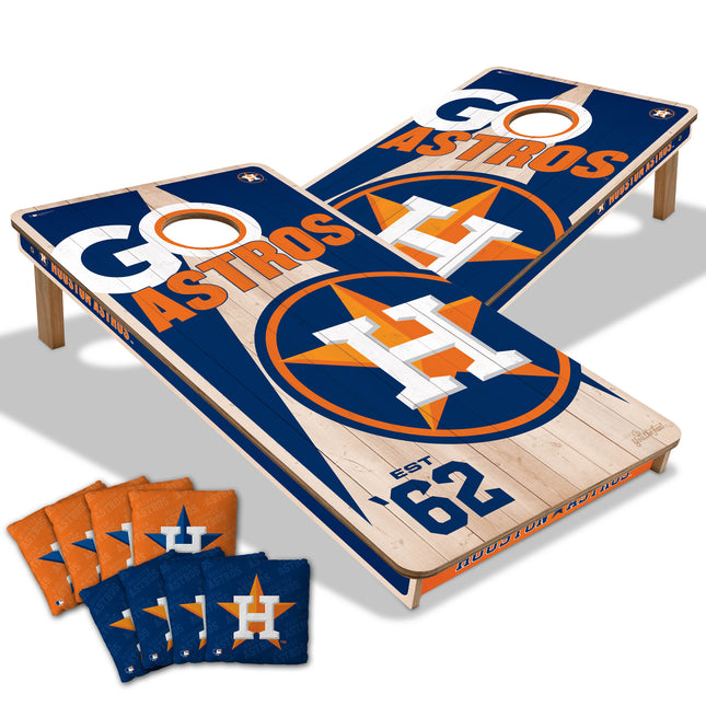 Houston Astros Cornhole Boards 2x4