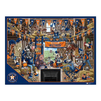 Houston Astros Barnyard Fans Puzzle - 500 PC