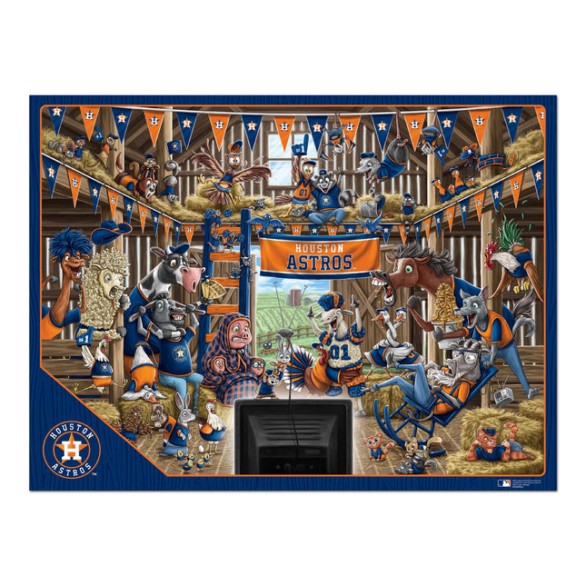 Houston Astros Barnyard Fans Puzzle - 500 PC