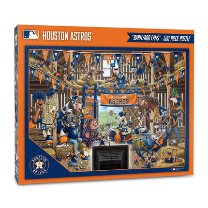 Houston Astros Barnyard Fans Puzzle - 500 PC