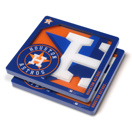 Houston Astros 3D Logo Series Coasters