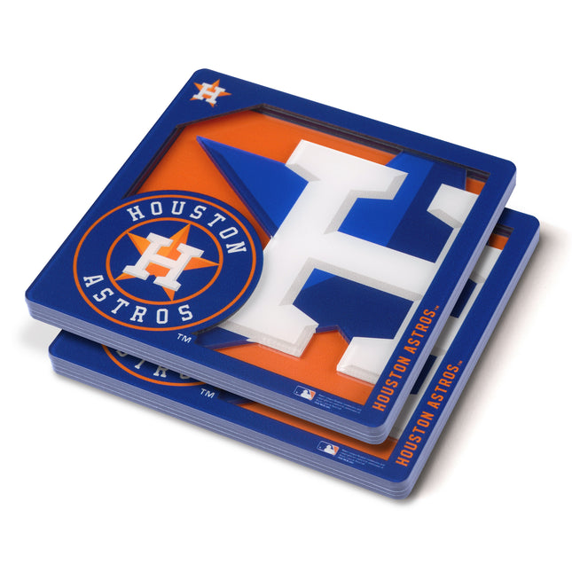 Houston Astros 3D Logo Series Coasters