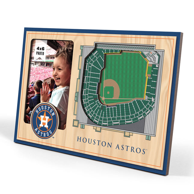 Houston Astros 3D StadiumView Picture Frame
