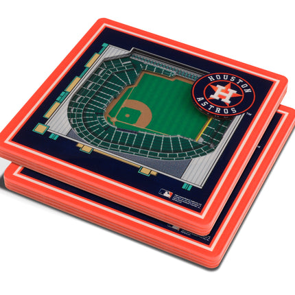 Houston Astros 3D Stadium View Coasters