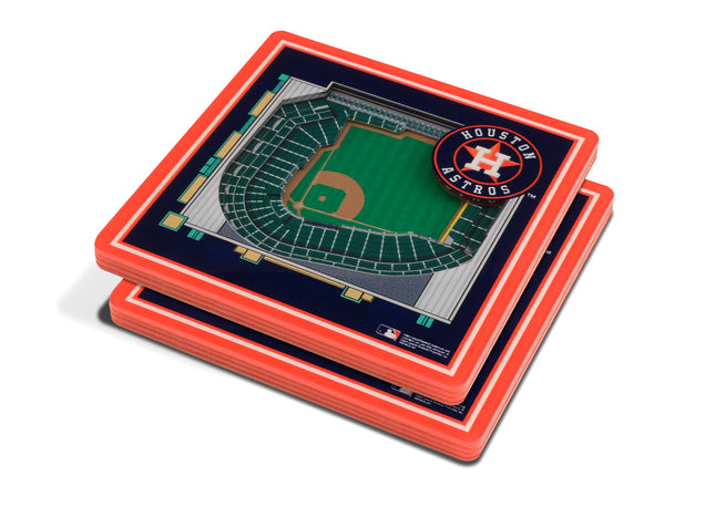 Houston Astros 3D Stadium View Coasters