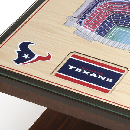 Houston Texans 25 Layer Stadium View Lighted End Table