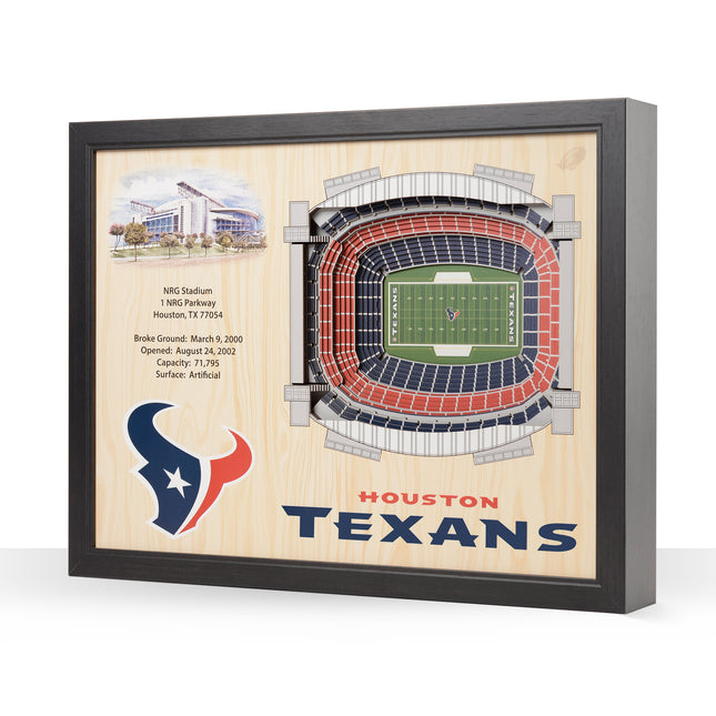 Houston Texans 25 Layer Stadium Art