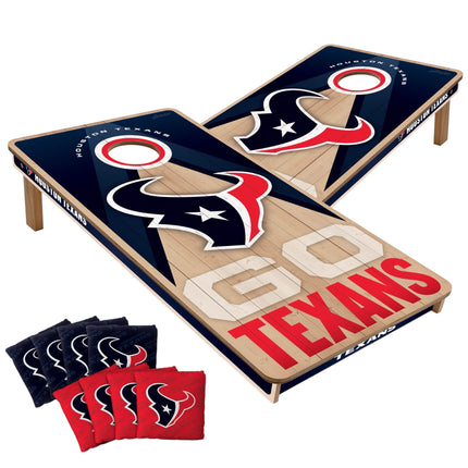 Houston Texans Cornhole Boards 2x4 Slogan Series