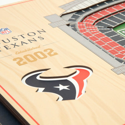 Houston Texans 5-Layer 3D StadiumView Wall Art