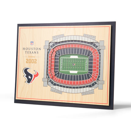 Houston Texans 5-Layer 3D StadiumView Wall Art