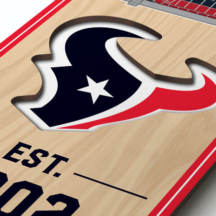 Houston Texans 3D Stadium 6x19 Banners