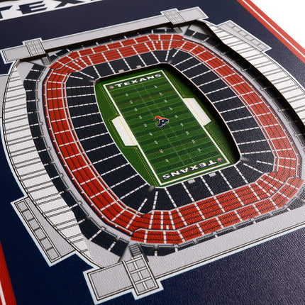 Houston Texans 8x32 3D Stadium Banner