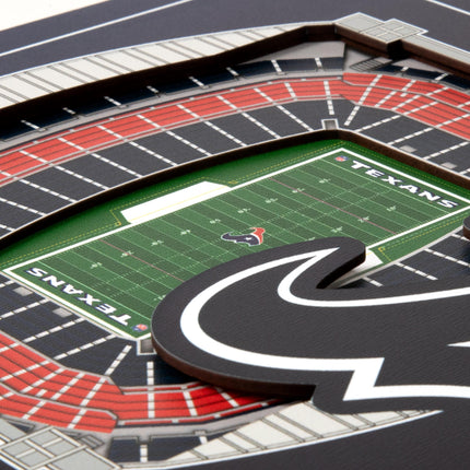 Houston Texans 3D StadiumView Wall Art 12x12
