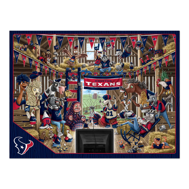 Houston Texans Barnyard Fans Puzzle - 500 PC