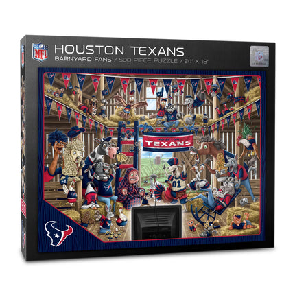 Houston Texans Barnyard Fans Puzzle - 500 PC