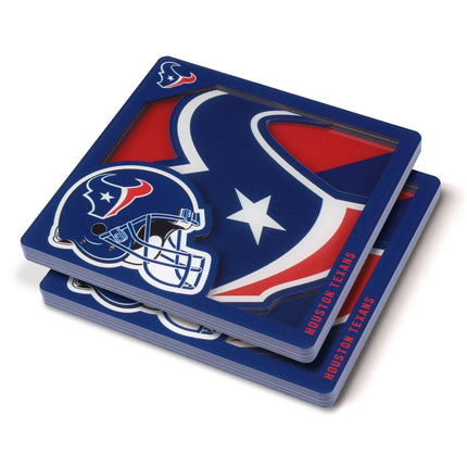 Houston Texans 3D Logo Series Coasters