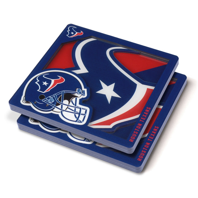 Houston Texans 3D Logo Series Coasters