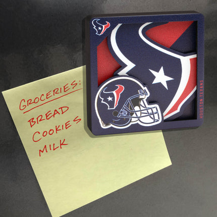 Houston Texans 3D Logo Series Magnet