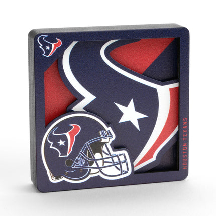 Houston Texans 3D Logo Series Magnet
