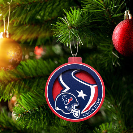 Houston Texans 3D Logo Series Ornament