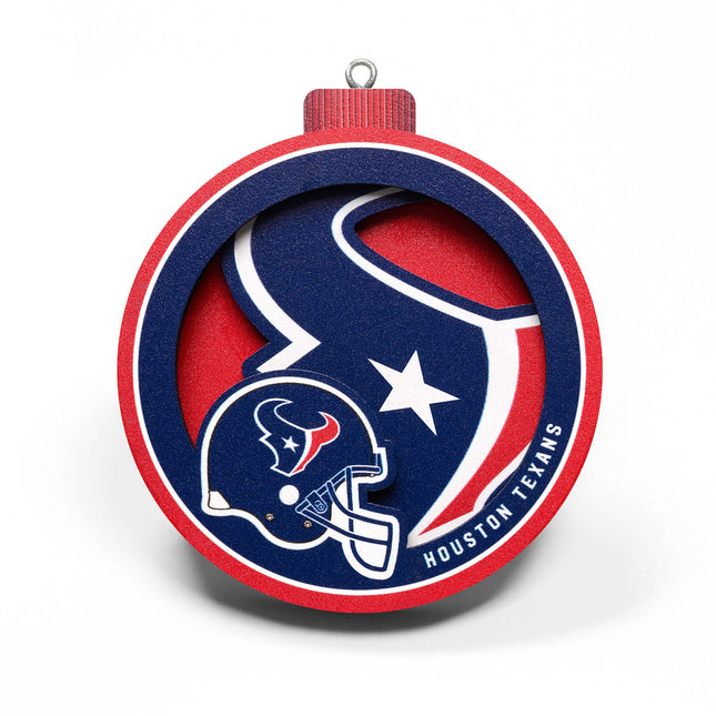 Houston Texans 3D Logo Series Ornament