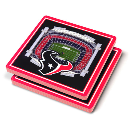 Houston Texans 3D Stadium View Coasters