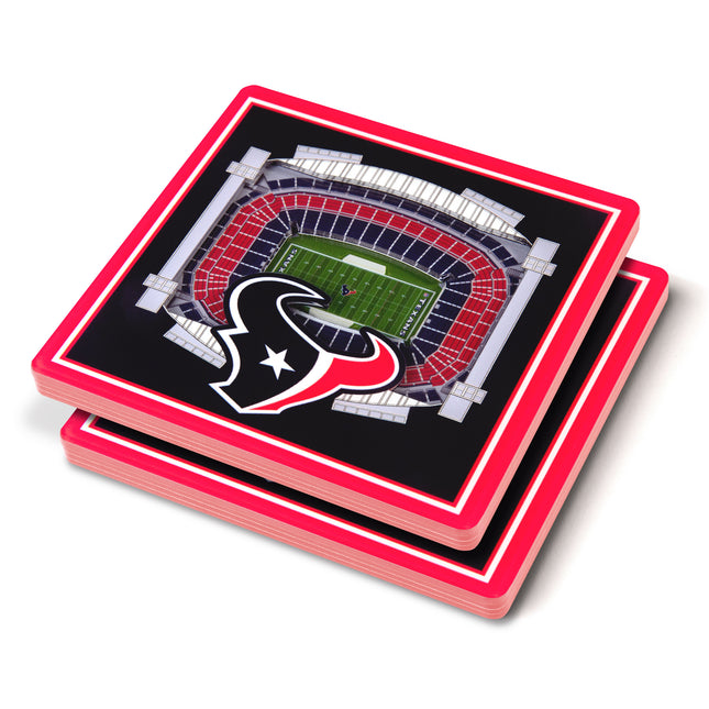 Houston Texans 3D Stadium View Coasters