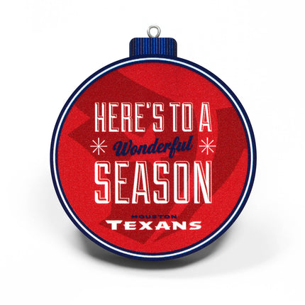 Houston Texans 3D StadiumView Ornaments
