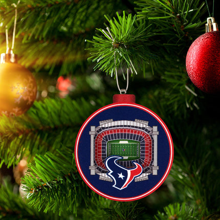Houston Texans 3D StadiumView Ornaments