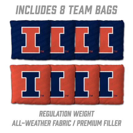 Illinois Fighting Illlini 2x3 Cornhole