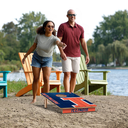 Illinois Fighting Illlini 2x3 Cornhole