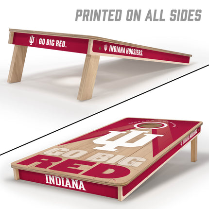 Indiana Hoosiers 2x4 Slogan Series Cornhole Boards