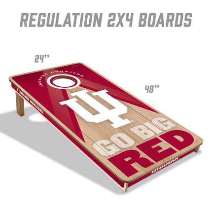 Indiana Hoosiers 2x4 Slogan Series Cornhole Boards