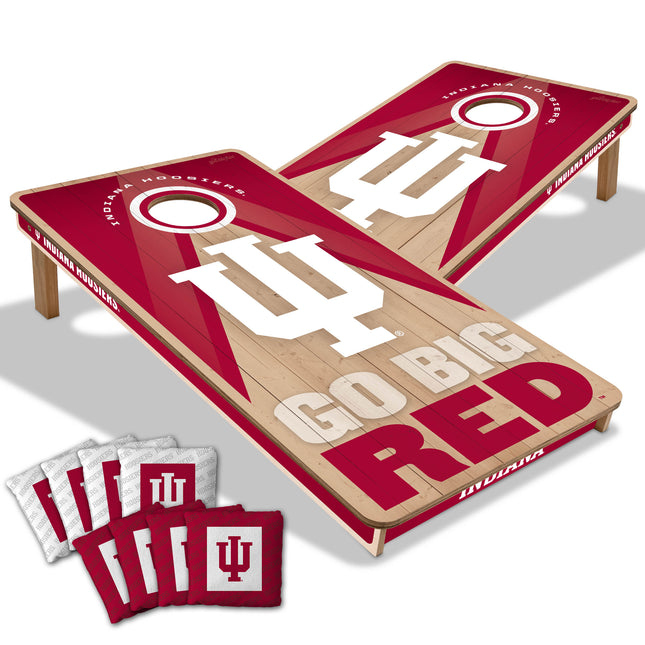 Indiana Hoosiers 2x4 Slogan Series Cornhole Boards