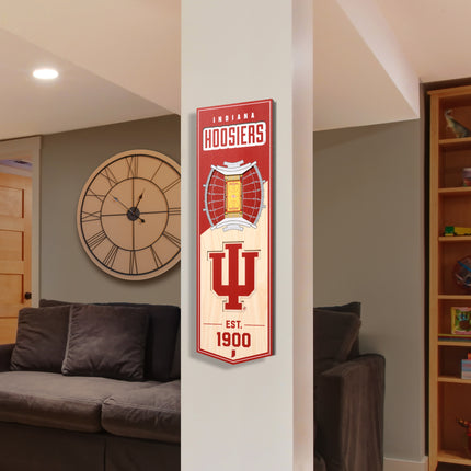 Indiana Hoosiers 3D Stadium 6x19 Banners