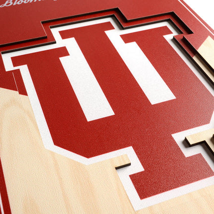 Indiana Hoosiers 8x32 3D Stadium Banner