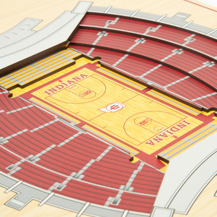 Indiana Hoosiers 5-Layer 3D StadiumView Wall Art