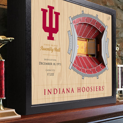 Indiana Hoosiers 25-Layer StadiumViews 3D Wall Art