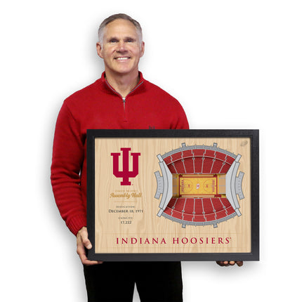Indiana Hoosiers 25-Layer StadiumViews 3D Wall Art