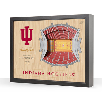 Indiana Hoosiers 25-Layer StadiumViews 3D Wall Art