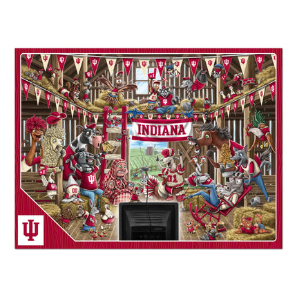 Indiana Hoosiers Barnyard Fans Puzzle - 500 PC
