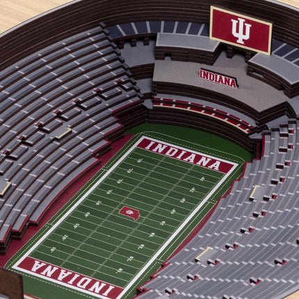 Indiana Hoosiers 25-Layer StadiumViews 3D Wall Art