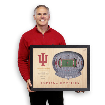 Indiana Hoosiers 25-Layer StadiumViews 3D Wall Art