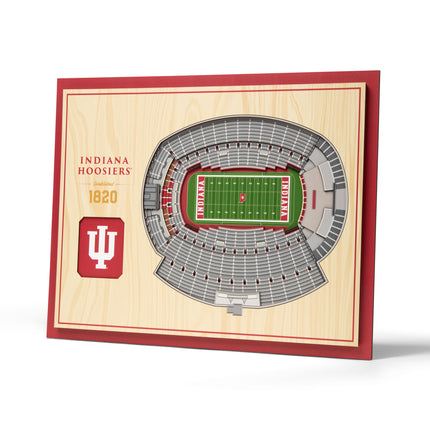 Illinois Fighting Illini 5-Layer 3D StadiumView Wall Art
