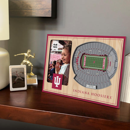 Indiana Hoosiers 3D StadiumView Picture Frame